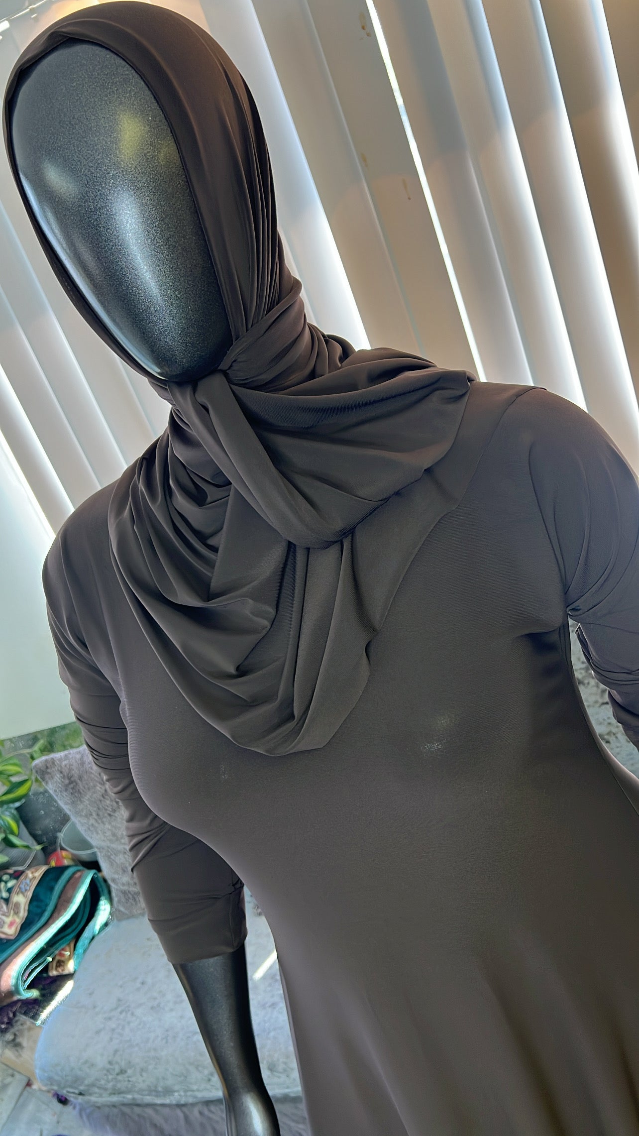 Chocolate Flowy A-Line/ WrapShayla Kombo