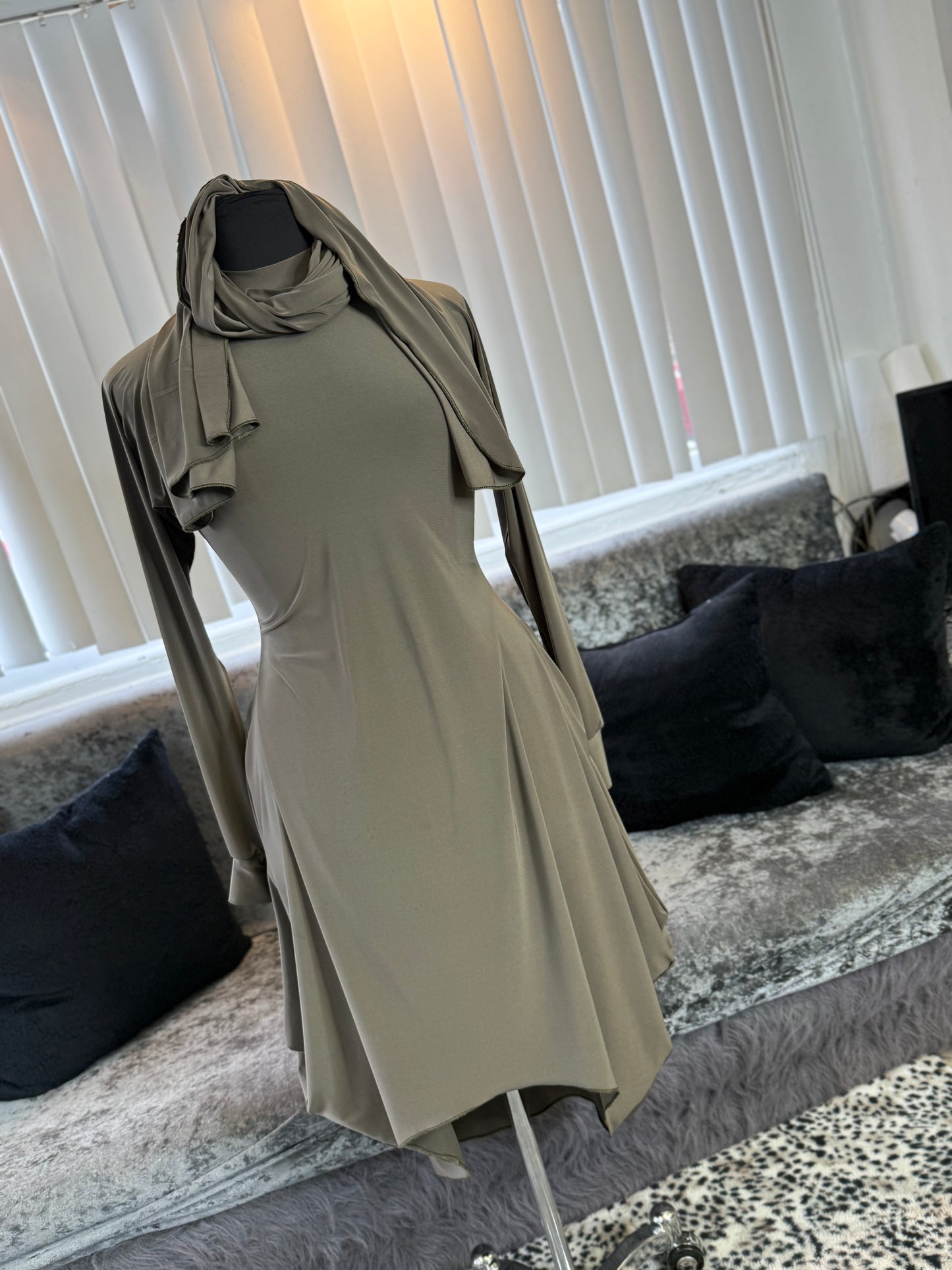 Romance Tunic ~ Olive