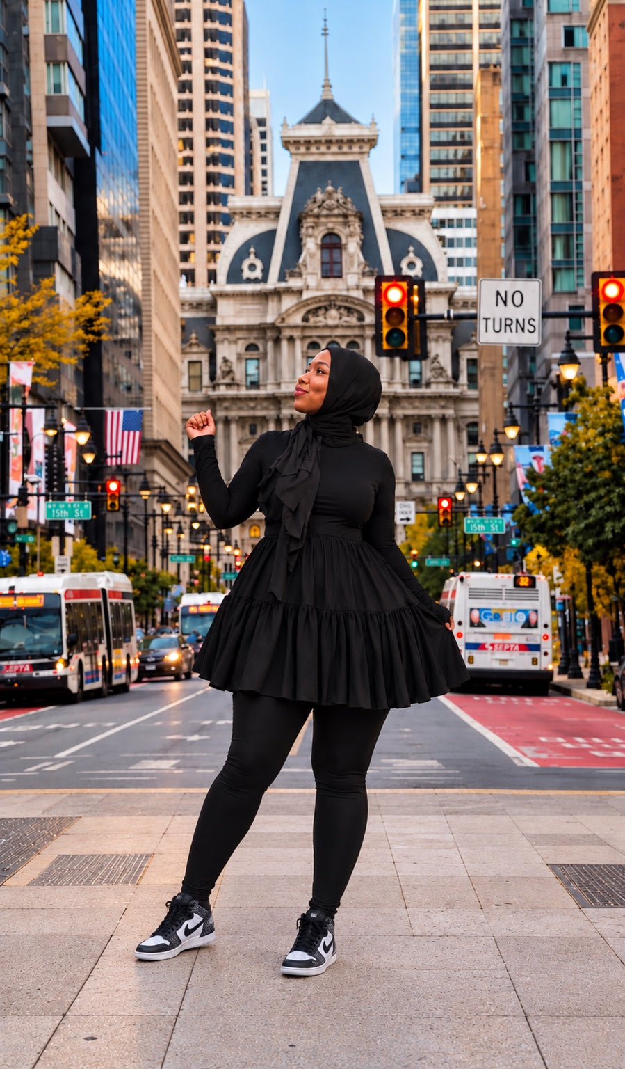 Black ~ Flutter Fyt ~ Tunic