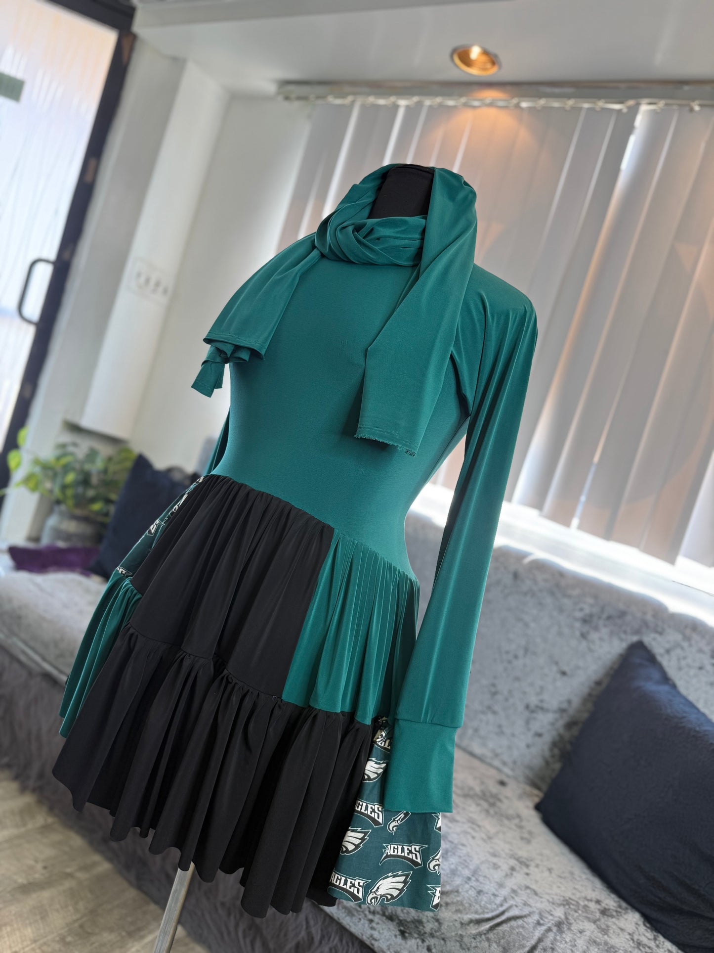 Eagles KolorBlocked Flutter Tunic