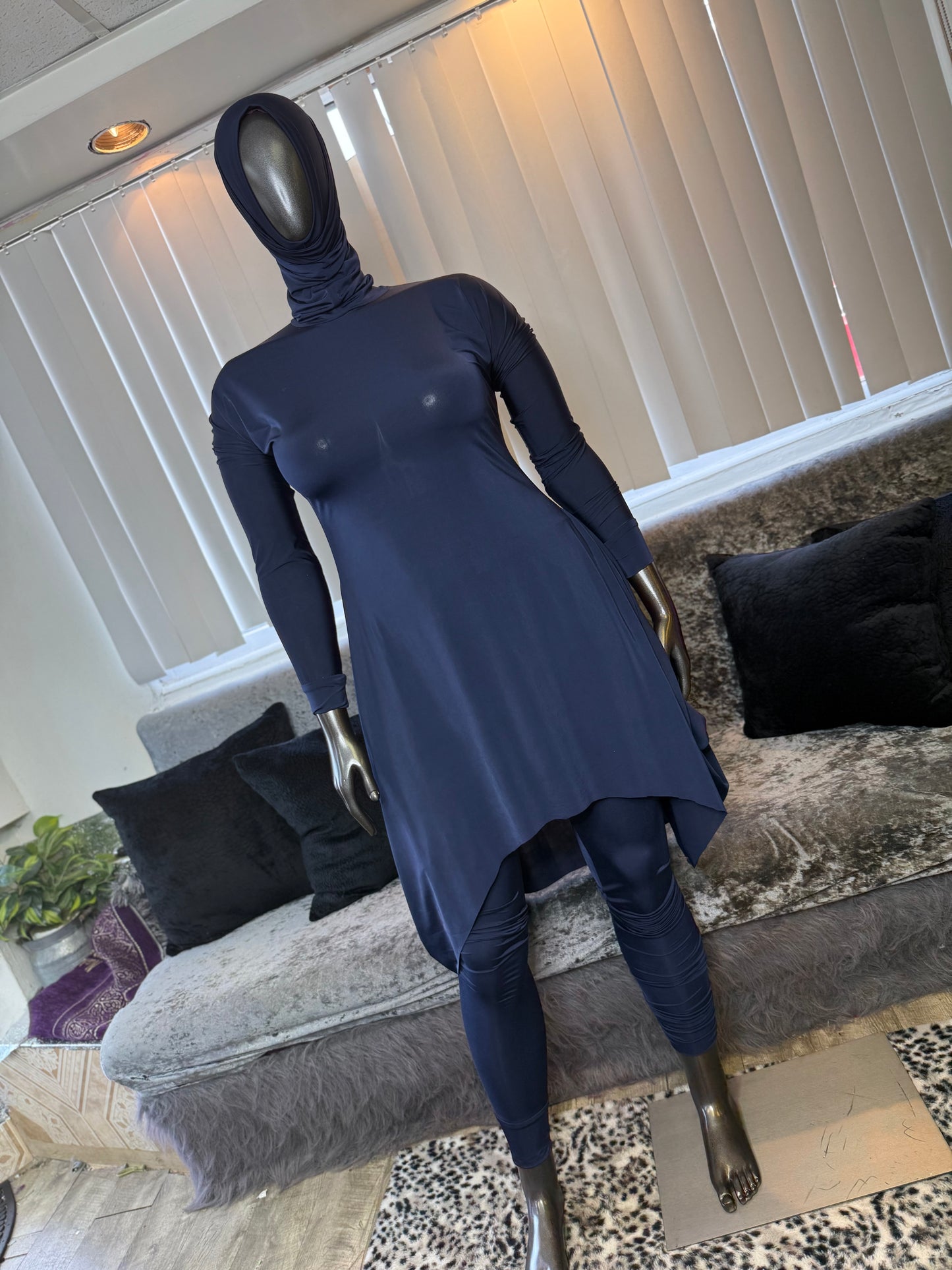 Navy Romance Burkini Kombo
