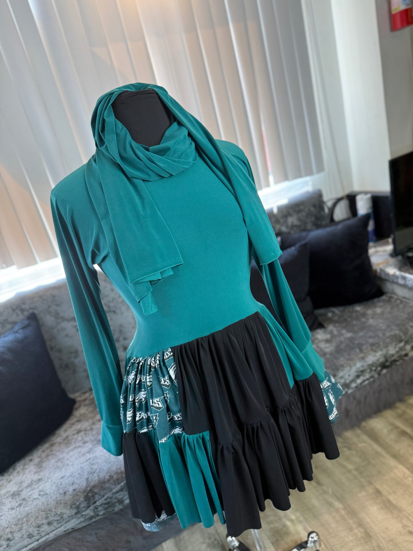 Eagles KolorBlocked Flutter Tunic