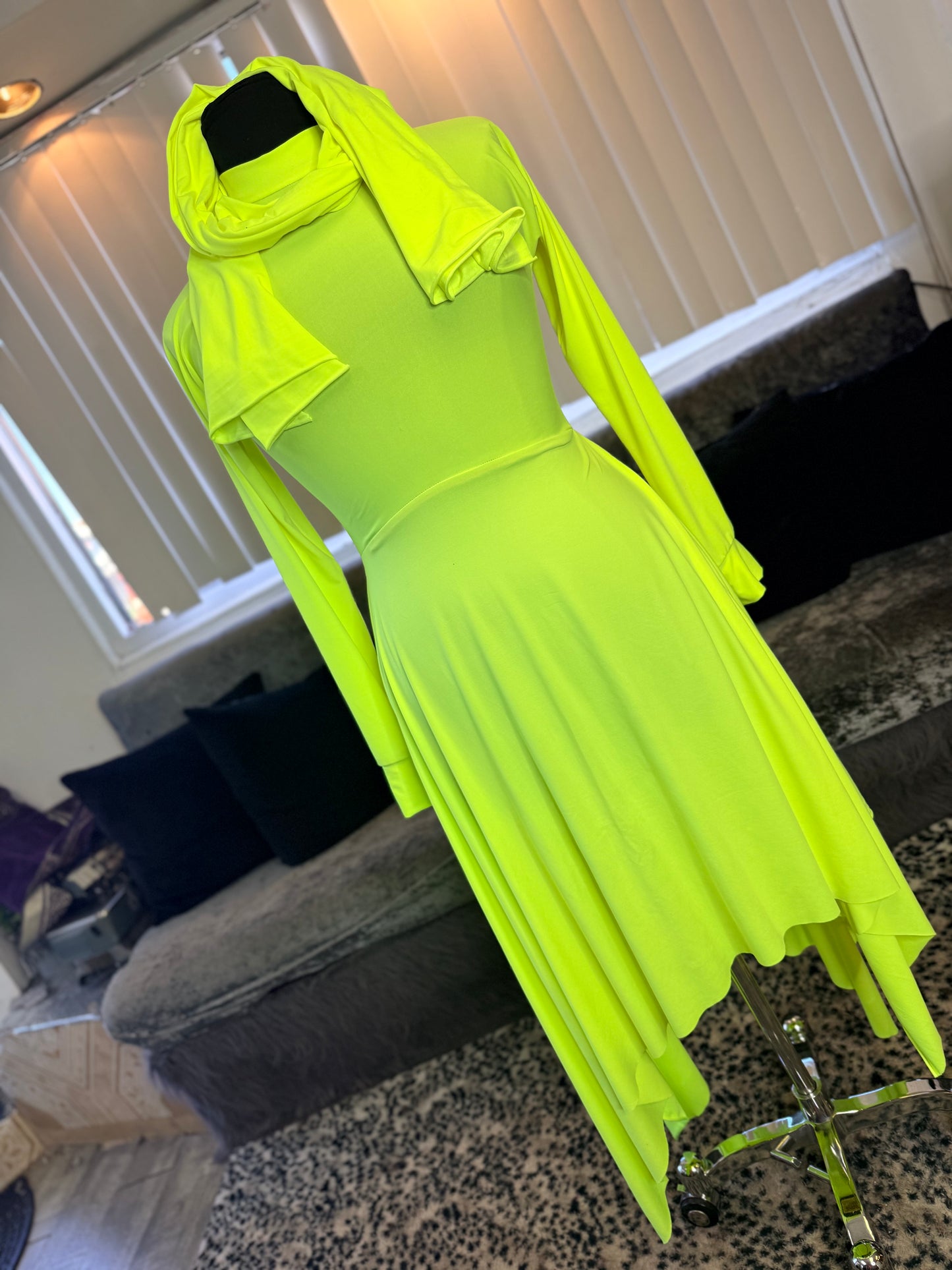 Neon Green ~ HyghLo Tunic