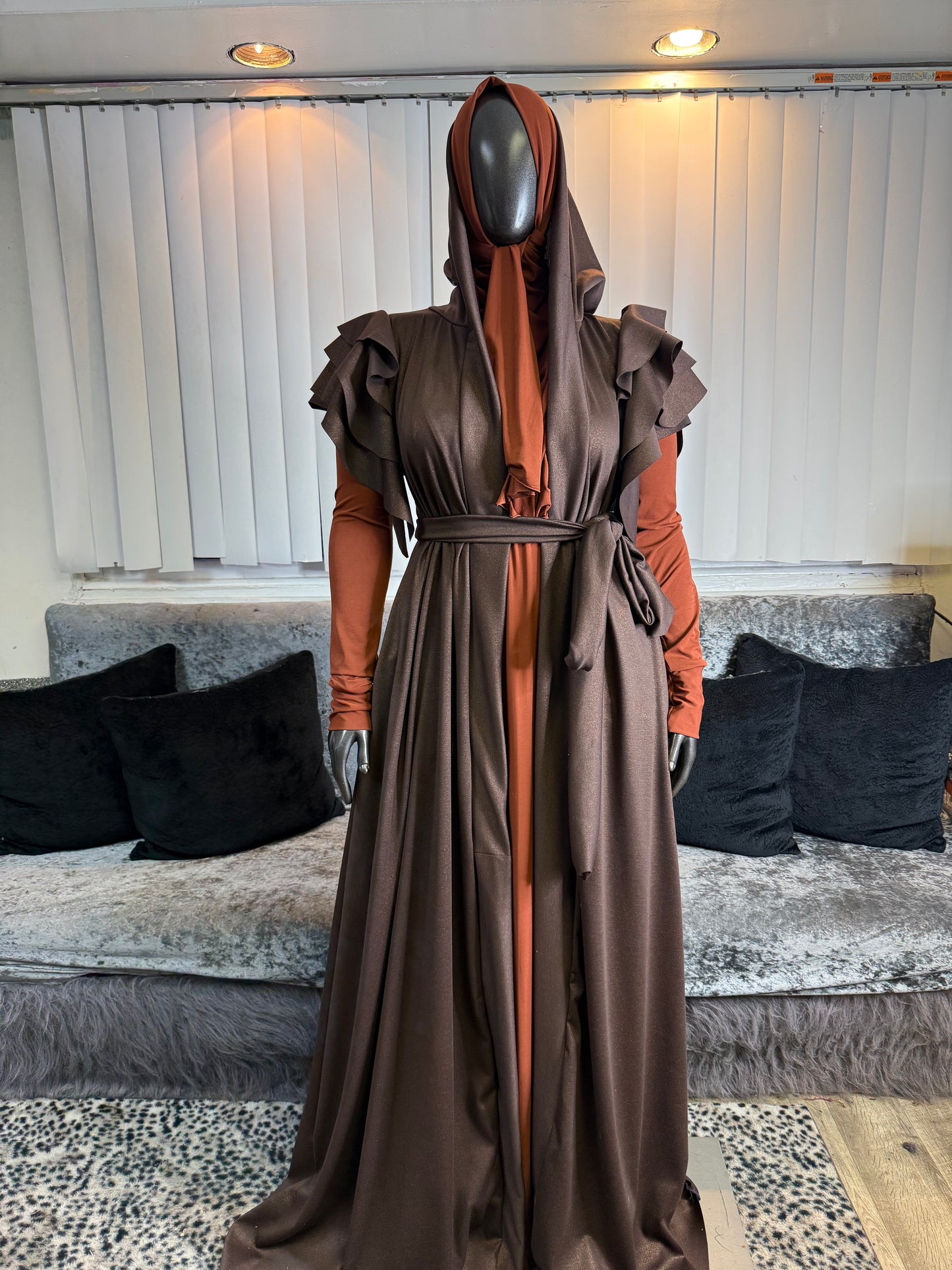 The Raegan Duster ~ Hoodii ~ Chocolate