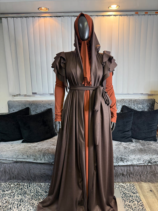 The Raegan Duster ~ Hoodii ~ Chocolate
