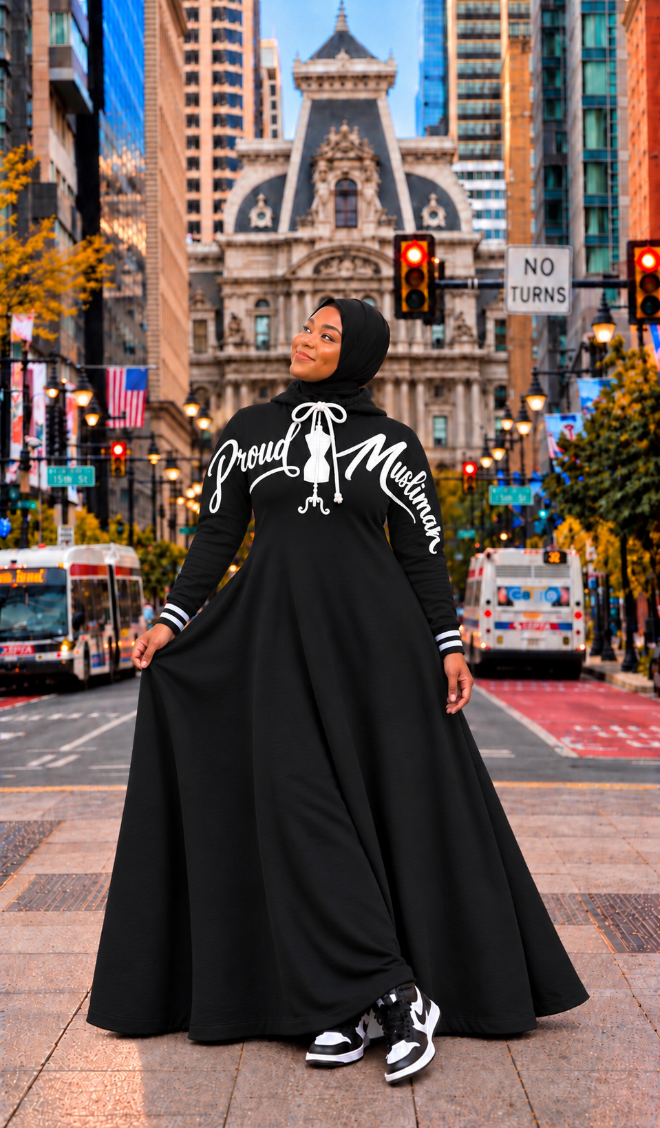 Black Stamp’D Hoodie