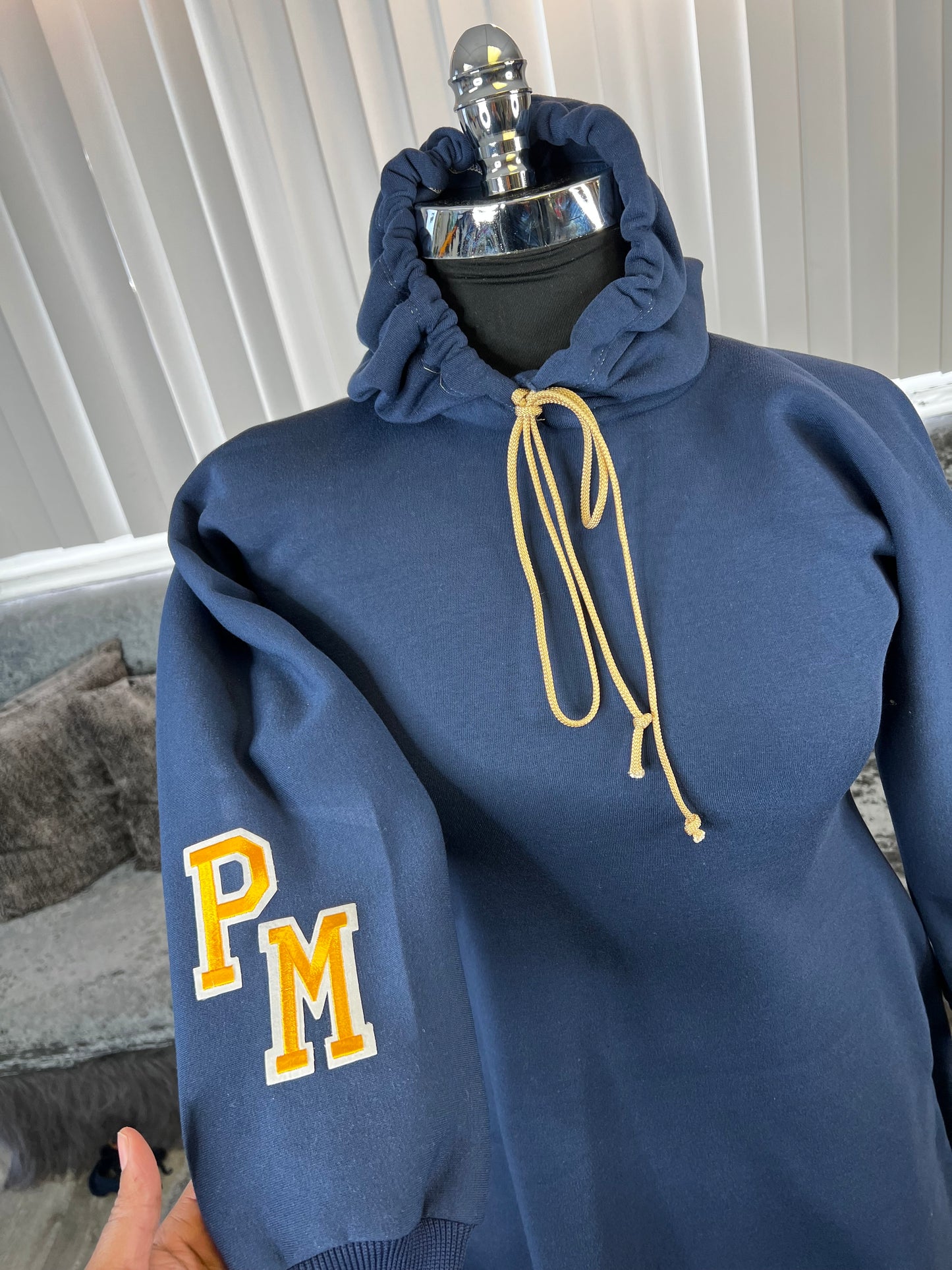 Navy VarCity Hoodie