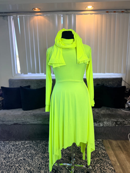 Neon Green ~ HyghLo Tunic