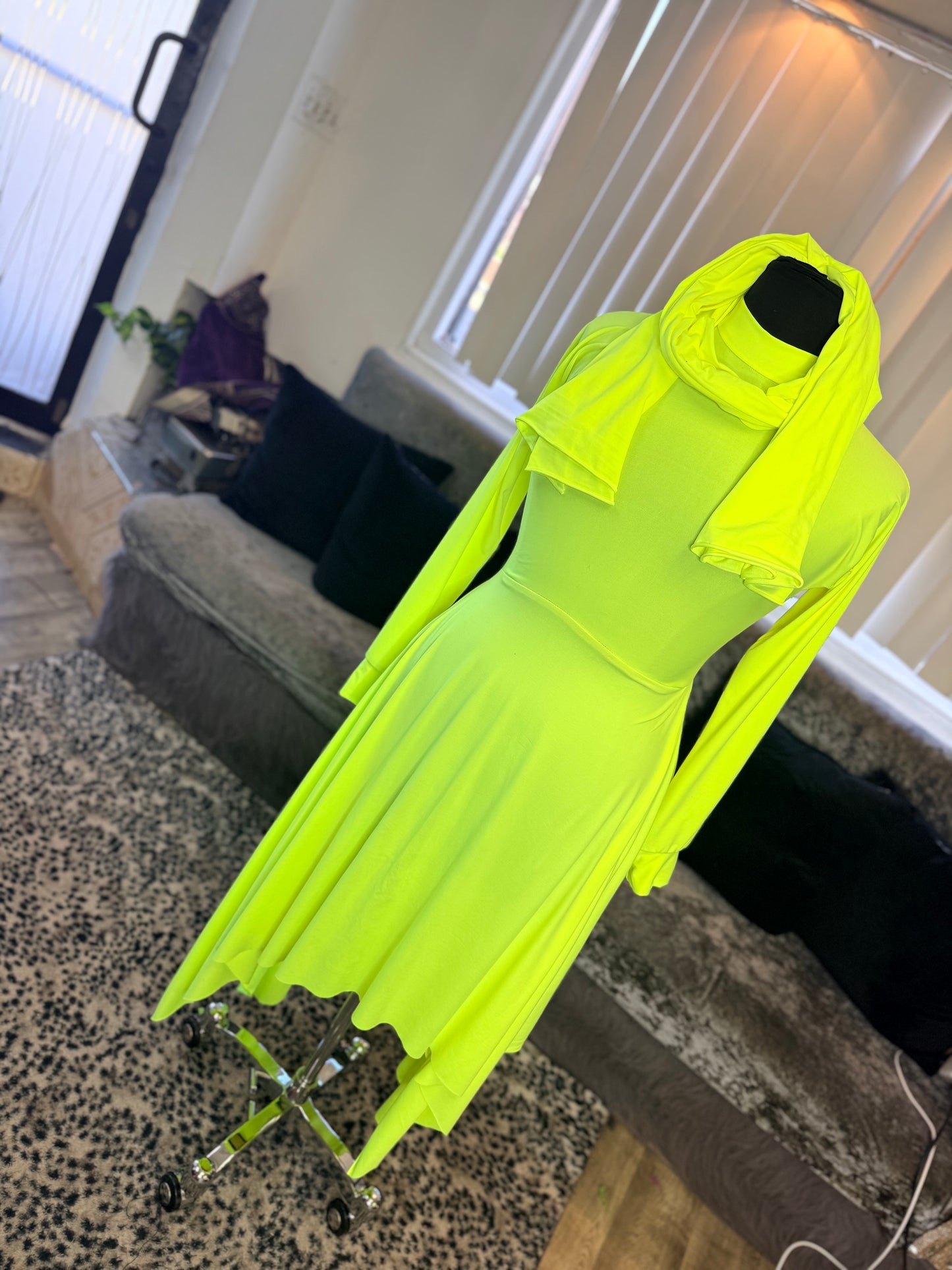 Neon Green ~ HyghLo Tunic