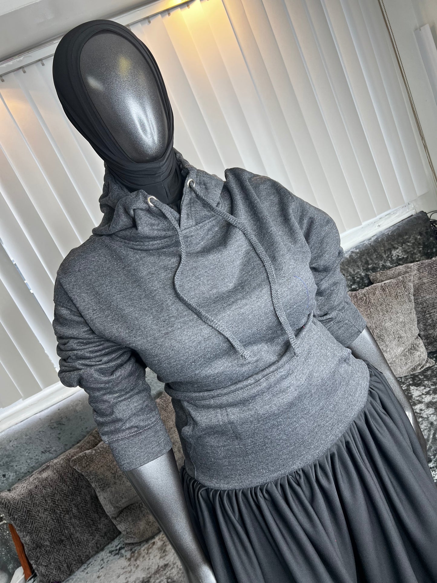 Charcoal ReAct Hoodie SweatSuit ~ Extendo