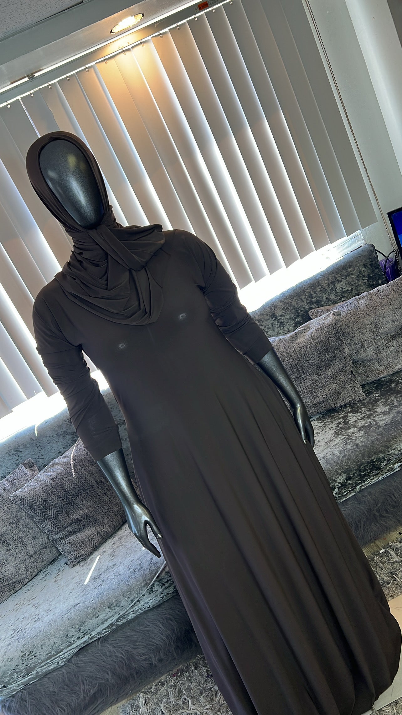 Chocolate Flowy A-Line/ WrapShayla Kombo