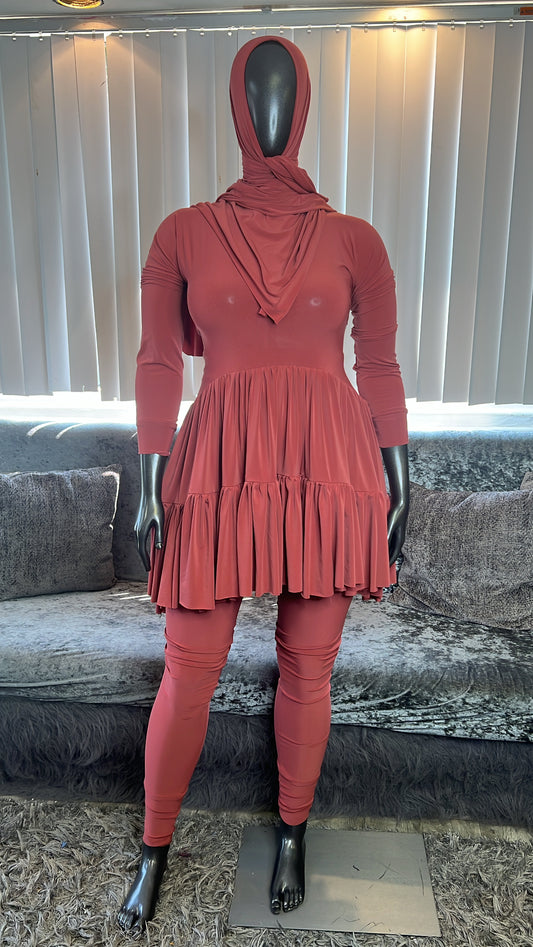 Papaya Flutter Frenzii Tunic Kombo