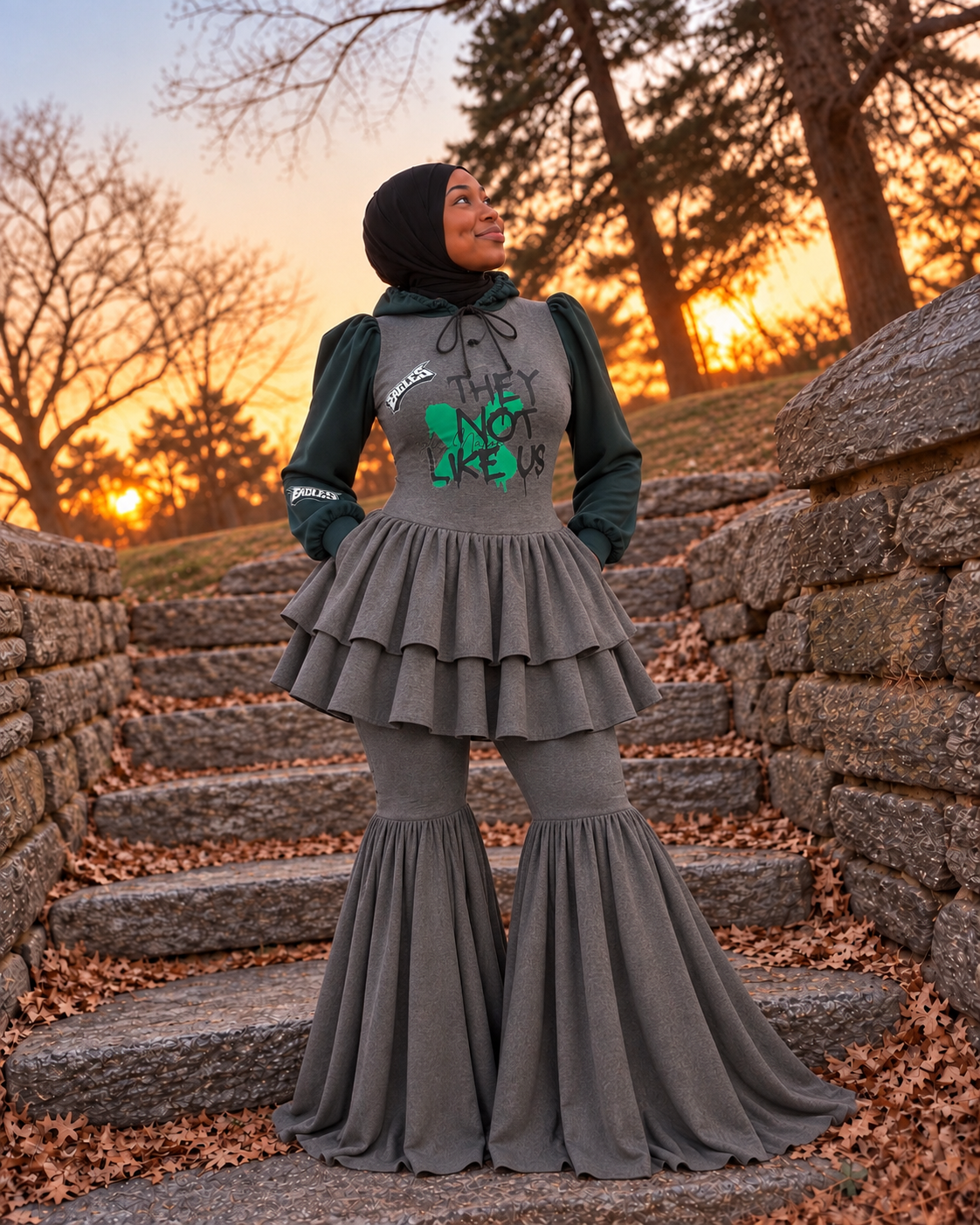 Eagles Werk~ Tunic Kombo ~ Charcoal