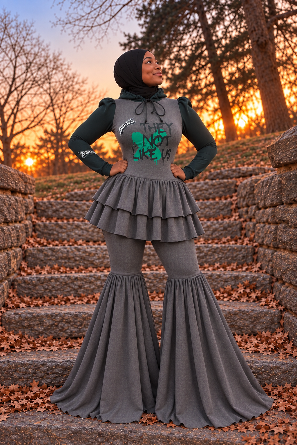 Eagles Werk~ Tunic Kombo ~ Charcoal