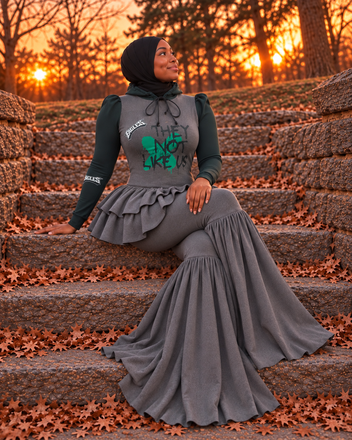 Eagles Werk~ Tunic Kombo ~ Charcoal